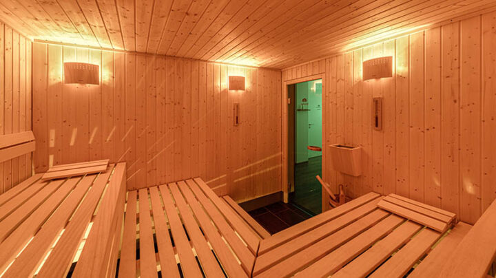 Sauna für Ferienwohnungen mit Unterkunft in Krakow am See